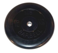 Диски с посадочным диаметром 26 мм + Диск обрезиненный BARBELL MB (металлическая втулка) диаметр 26 мм