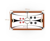 Аэрохоккей + Игровой стол - аэрохоккей DFC BENEDOR