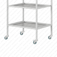 Столики для оборудования процедурных кабинетов + Стол инструментальный СИ.03.00 (полки нержавейка)