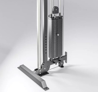 Опции для силовых тренажеров + Отсек для кроссовера к раме, блочный тренажер (вес стека 136 кг)