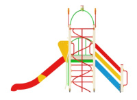 Детские уличные комплексы + Детский игровой комплекс «Навина» H=1200 ДИК 28-920