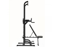 Турник-брусья + Турник-брусья со скамьей DFC Power Tower G004