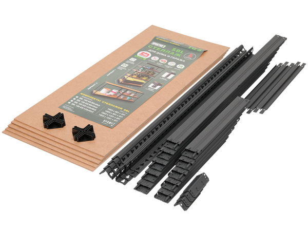 Металлические стеллажи + Стеллаж SBL 180KD/75x35/5