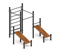 Уличные турники и брусья (Воркаут) + Воркаут 108 ВТ 12.16-01