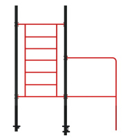 Уличные турники и брусья (Воркаут) + ОК 02-020 Кроссфит комплекс детский