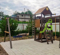 Детские уличные комплексы + Детская площадка IgraGrad Панда Фани Gride с WorkOut