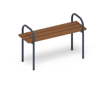 Скамейки + Скамья с поручнем - МФ 42.01.08-И1