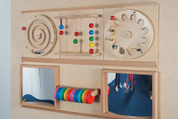 Тактильное оборудование и панели + Тактильно-развивающая панель Лабиринт-колесо