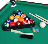 Бильярдные столы + Бильярдный стол Fortuna Пул 3фт 4 в 1 с комплектом аксессуаров
