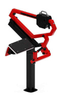 Уличные тренажеры + Бицепс стоя (красный) - Уличный тренажер - СТ 035-11.И1