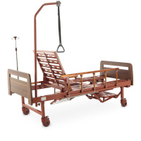 Кровати функциональные + Кровать механическая Med-Mos YG-6 (ММ-2124Д-02) ЛДСП с туалетным устройством и судном, функцией "кардиокресло"