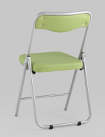 Складные стулья + Складной стул Джонни экокожа салатовый каркас металлик