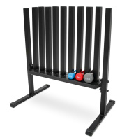 Стойки для гантелей, грифов и дисков + Стойка под гантели для аэробики 108*73*104 BRONZE GYM PARTNER AL-413