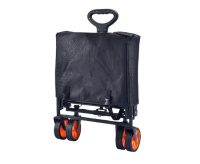 Тележки + Тележка для кемпинга, дачи и сада DFC с оранжевыми колесами, до 125 кг