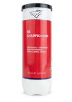 Мячи для большого тенниса + Мяч для большого тенниса NS Championship 3B 124002 упаковка 3 мяча, желтый