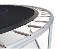 Батуты + Батут с сеткой DFC PELPO 8ft с лестницей, BLUE