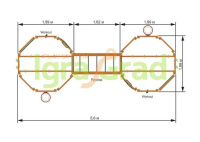 Детские уличные комплексы + Спортивный комплекс IgraGrad "WorkOut Double"
