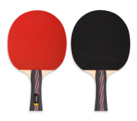 Ракетки для настольного тенниса + KRAFLA S-T1000 Набор для настольного тенниса: ракетка (2шт), мяч (3шт)