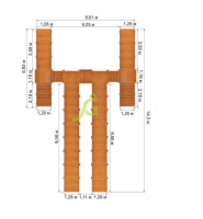 Детские горки + Зимняя горка IgraGrad Snow Fox, 4 ската