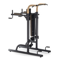 Турник-брусья + Турник 3 в 1 со скамьей домашний OXYGEN FITNESS LOGAN