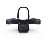 Ролики, упоры для отжиманий + Тренажёр для пресса AB Roller SND чёрный с ковриком 34 х 17 x 0.6 cм