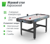 Аэрохоккей + Игровой стол UNIX Line Аэрохоккей (155х76 cм)