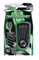 Дротики + Дротики Winmau Daryl Gurney Black Edition steeltip 25gr (профессиональный уровень)