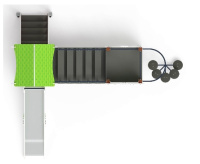 Детские уличные комплексы + Лукоморье - ДИК 2.25.10-01.С - Игровой комплекс H=1200