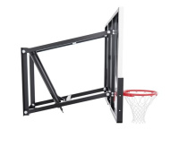 Баскетбольные щиты + Баскетбольный щит DFC со съёмным регулятором высоты, стекло 6 мм, 136 х 80 см