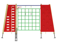 Детские уличные комплексы + СК 03-308-ДС6 Спортивный комплекс Непоседа