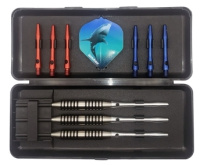 Дротики + Набор из дротиков Winmau Tungsten steeltip 37gr и аксессуаров (профессиональный уровень)