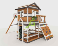 Детские уличные комплексы + Детская площадка IgraGrad Домик 2 мод.1