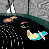 Аксессуары для батутов + Мелки для рисования на батуте UNIX Line (5шт.)