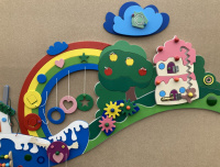 Бизиборды + Бизистена "Веселые приключения"