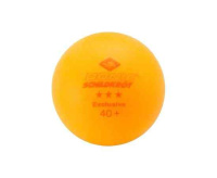 Мячики для настольного тенниса + Мячики для н/тенниса DONIC EXCLUSIVE 3* 40+, 6 штук, оранжевый