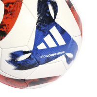 Футбольные мячи + Мяч футбольный ADIDAS Tiro Competition HT2426, р.5, FIFA Pro, 32 пан., ПУ, термосшивка, бело-синий
