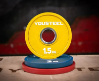 Диски с посадочным диаметром 51 мм + Диски малые, цветные (каучуковый тренировочный)