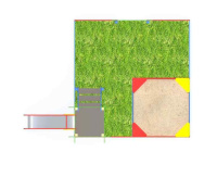 Песочницы + Песочный дворик Тропики Н-1200 ИО 03110