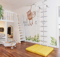 Шведские стенки + ДСК "DSK 1.0" (01.21.7.06.410.05.12-14.2) серый/серый