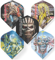 Аксессуары для игры в дартс + Набор из 5-ти комплектов оперений Winmau Iron Maiden 8136