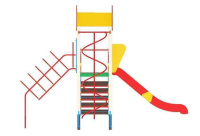 Детские уличные комплексы + Детский игровой комплекс «Играйте с нами» H=1200 ДИК 21-104