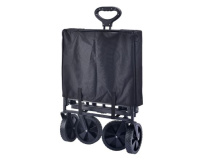 Тележки + Тележка для кемпинга, дачи и сада DFC с черными колесами, до 125 кг