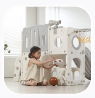 Детские горки + Игровой комплекс с горкой UNIX Kids Star Grey