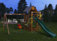 Детские уличные комплексы + Детская площадка IgraGrad Крафт Pro 4