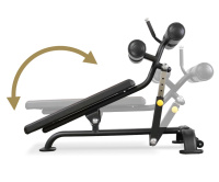 Скамьи + BRONZE GYM BR-1005 Регулируемая скамья для пресса