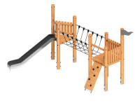 Уличные игровые комплексы для детей + Игровой комплекс (лиственница) ДИК 2.24.05-Л.02.И1