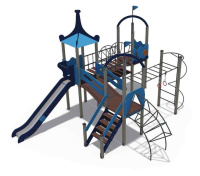 Детские уличные комплексы + Игровой комплекс серии Лагуна ДИО 07020
