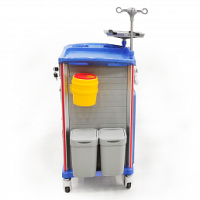 Тележки медицинские + Тележка медицинская для внутрибольничной скорой помощи MET PSC-140