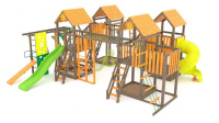 Детские уличные комплексы + Детская площадка IgraGrad Комбо X2