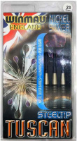 Дротики + Дротики Winmau Nickel Silver Tuscan steeltip 23gr